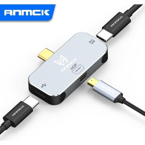 Usb C Hub to Adapter HDMI 4K 60HZ 3 Port Type c Docking Station With PD Power Charging USB 2.0 Splitter For PC Accessories