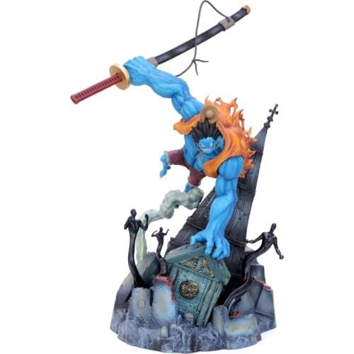 42CM Japanese Cartoons Anime Action Figure One Piece Large Nightmare Luffy Statue PVC Collection Model Toys Gift For Boy