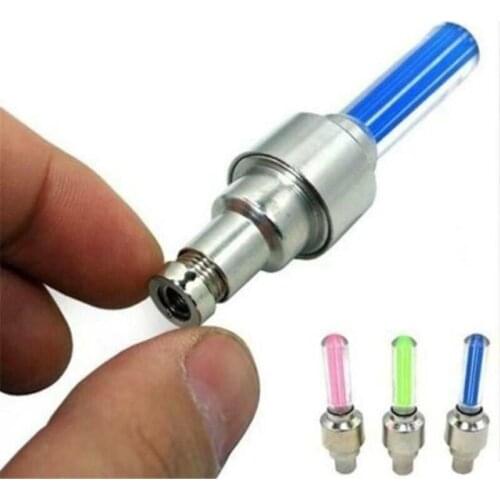 2PCS Wheels Lamp Valve Stem LED CAP for Cycling Bicycle Cars Motorcycle Wheel Tire Light Bike Accessories Bicycle Lights Truck