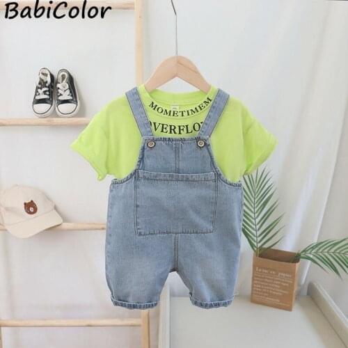 Boys Clothes Sets 2021 Summer Kid T-shirt+shorts 2pc Baby Toddler Outfit Sport Suit For 1 2 3 4 Years Costume Children Clothing