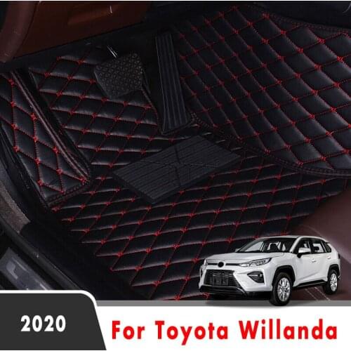 LHD Carpets For Toyota Willanda 2020 Car Floor Mats Styling Parts Protector Covers Auto Interior Accessories Custom Leather Rugs