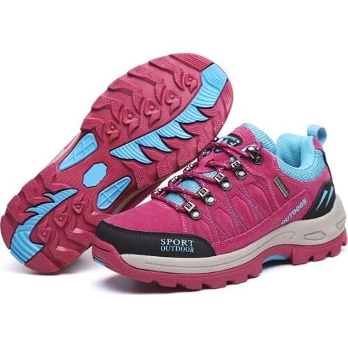 Breathable Hiking Shoes Woman Jungle Trekking Womens Trail Sneakers Outdoor Sport Shoes for Tourism Climbing Mountain Shoes Men