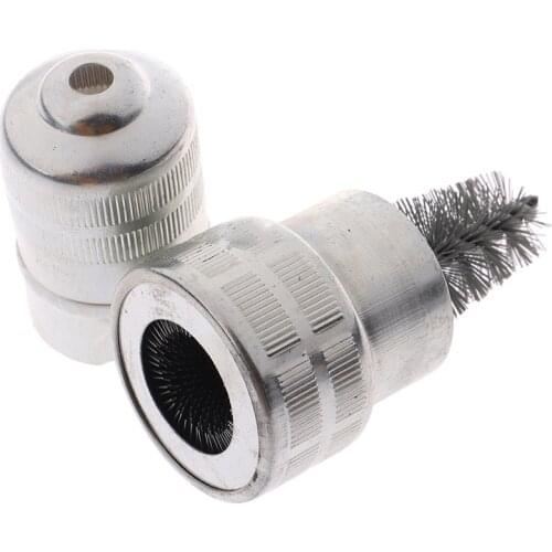 Hot1PC Stainless Steel Car Cleaning Battery Post Terminal Cable Cleaner Dirt Corrosion Brush Hand Tool Car Battery Wire Brush