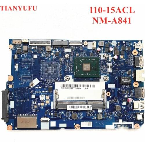 For lenovo ideapd 110-15ACL laptop motherboard 80TJ CG521 NM-A841 CPU:A8-7410 DDR3 FRU 5B20L46266 Mainboard 100% fully tested