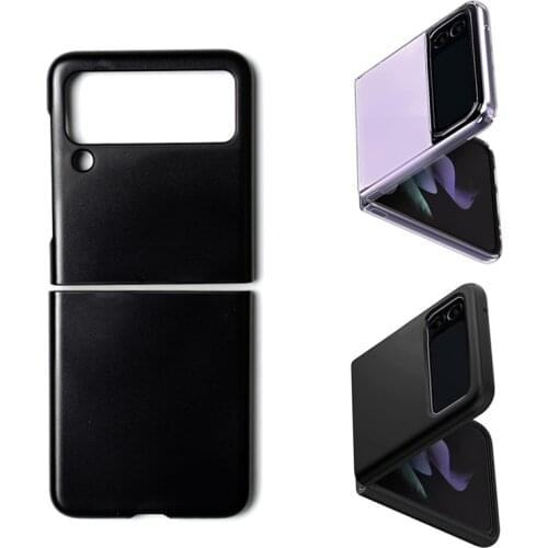 Frosted Case For Galaxy Z Flip 3 5G Matte Transparent Hard Protective Cover Bumper For Samsung Galaxy Z Flip3 Full Protection