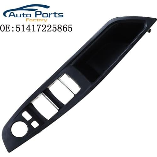 New Car Front Door Handle Left Window Switch Cover For BMW F10 528i 550i 51417225865 Window Switch Cover
