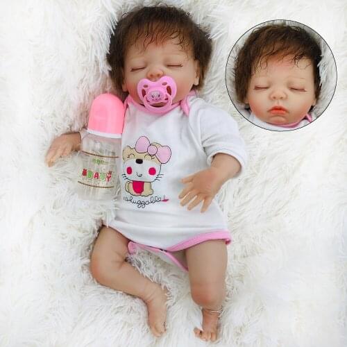 Otarddolls Silicone Reborn Baby Dolls 18 Inch 45cm Realistic sleeping bebe reborn newborn girl Kids toys