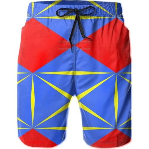 Hawaii Pants Beach R181 Breathable Quick Dry CasualSports Reunion Island 974 Magnet