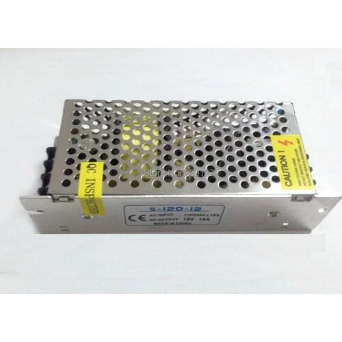 Led driver power supply 12V 10A 120W Switching Charger Adapter for LED Strip fuentes de poder warranty 2 years