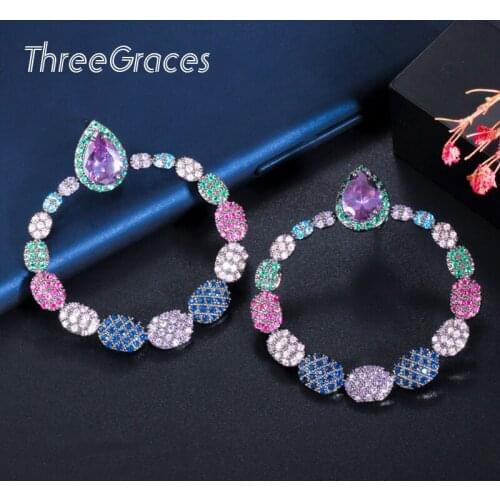 ThreeGraces Jewelry Ethnic Earrings