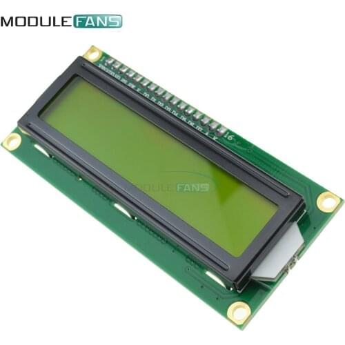 Yellow Display IIC I2C TWI SPI Serial Interface 1602 16X2 LCD Module for Arduino Controller Control Diy Electronic Module