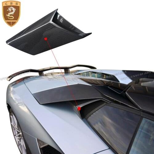 2Pcs Real Carbon Fiber Air Vents For Lamborghini LP700 rear air inlet High Quality Aventador dry carbon fiber replacement style