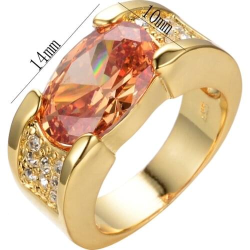 2021 Female Ring Jewellery Inlaid With Oval Synthetic Semi-Precious Stones, 16 Zircons, Multi-Color Fashion Ring