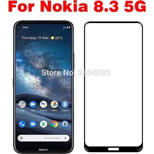 2PCS 3D Protective Tempered Glass On For Nokia 8.3 5G 9H film Safety HD Screen Protector On For Nokia 8.3 5G Guard Saver Protect