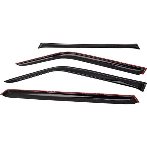 4pcs Weathershields Window Visor for Nissan Patrol Y61 GU 1997-19 Weathershield