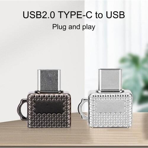 Charger Adapter Charging Data Transmission Mini Type-c to USB Female Converter USB 2.0 Interface High Transmission Speed