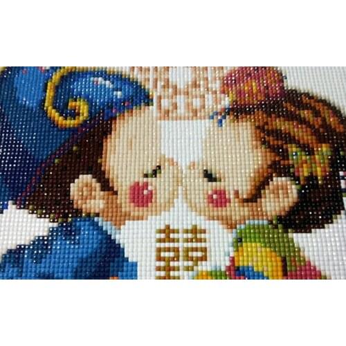 DIY 5D Diamond Full Round Diamond Rhinestone Embroidery Cross Stitch Gift