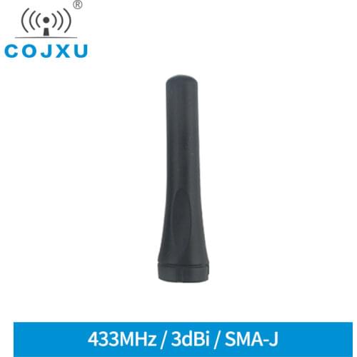 Wifi Antenna for Lora Module 433MHz 3.0dBi High Gain Omnidirectional SMA-J 60mm Length COJXU TX433-JZR-6 Aerial Antenna