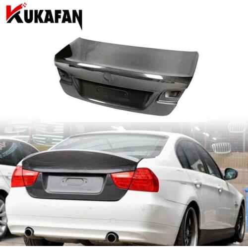 For BMW 3 Series E90 E92 E93 318i 320i 2005 - 2011 Car Styling Accessoires Carbon Fiber Replacement Trunk Cover Fashion Trim