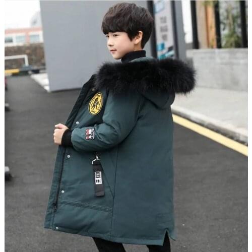 Baby Boys Jacket Autumn Winter Jacket For Boys Children Jacket Kids Hooded Warm Outerwear Coat For Boy Clothes 3 4 5 6 7 8 Years