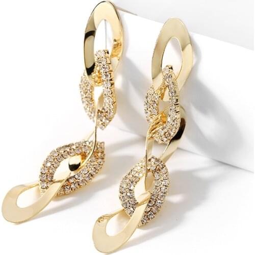 Tassel Long Temperament Earrings In 2021 Korean New Tide Exaggerated Fashion Earrings For Women Jewelry Dropshipping