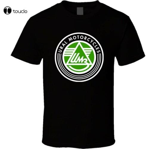 New Ural Motorcycles Retro Shirt Black White Tshirt MenS Free Shipping Tee Shirt