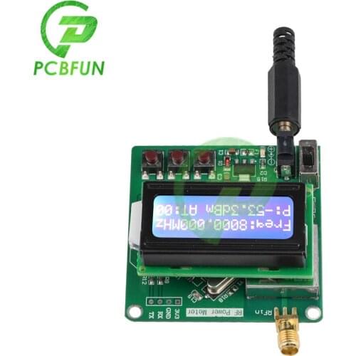RF Power Meter -5 to -60dBm Measurement-Range Settable Power Attenuation Digital Display Signal Strength Module 1M-8G Wattmeter
