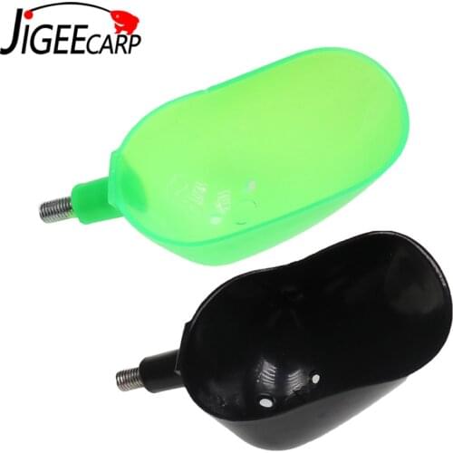 JIGEECARP Carp Fishing Plastic Baiting Throwing Spoon Tools for Feeding Particles Boilies Carp Fishing Tackles