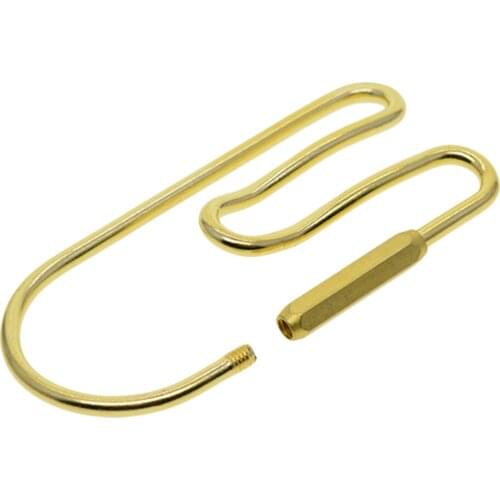 1 Pcs High Strength Alloy Novelty U-shaped Key Chains Rings Buckles