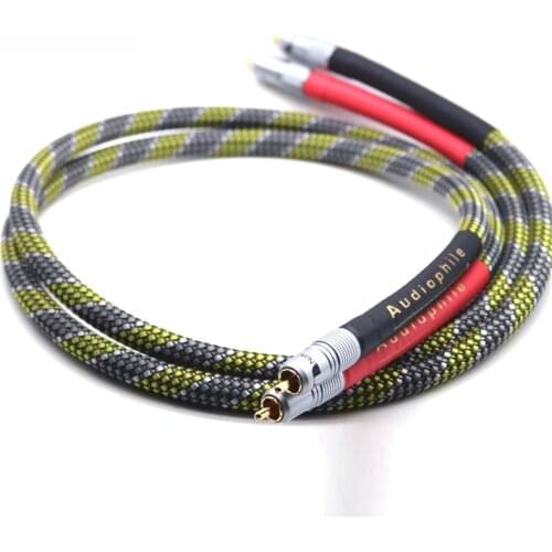 Pair QED Signature OFC Silver-Plated cable,audio RCA interconnect cable with Nakamichi RCA connector