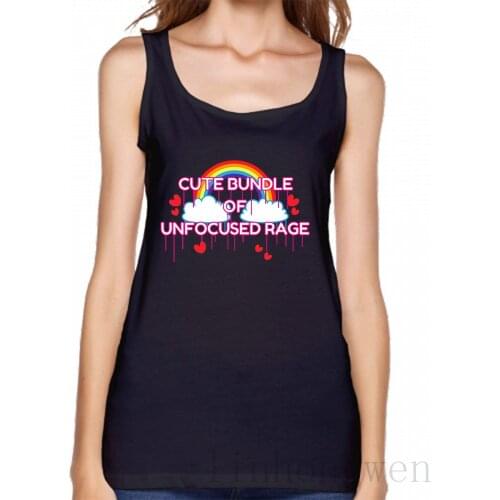 Pastel Goth Aesthetic Anime Bundle Of Rage Cute Tank Top Sexy Euro Size S-2xl Top Female Female Customize Spring Cute Vest