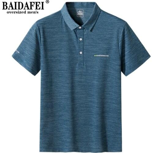 Oversized 5XL 6XL 7XL 8XL Men Polo Shirts 2021 Summer New Arrivals Mens Casual Loose Comfortable Breathable Polos