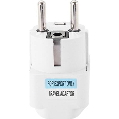 Universal UK US AU to EU AC Power Socket Plug Travel Charger Adapter Converter European Standard Adapter Plug Electrical Plug