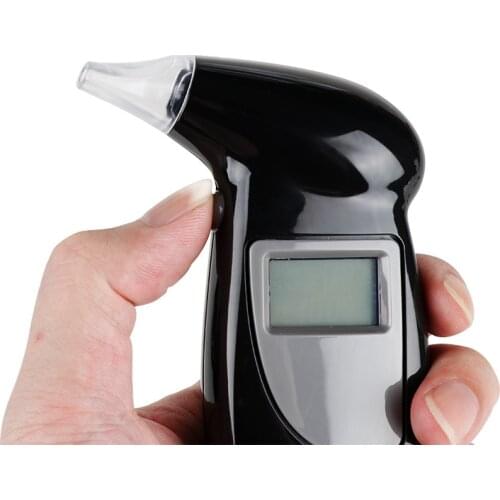 1PCS Handheld Backlight Digital Alcohol Tester Digital Alcohol Breath Tester Breathalyzer Analyzer LCD Detector Backlight Light
