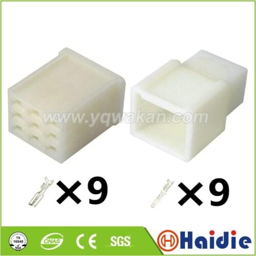 2sets 9p Auto unsealed male female auto household connector 6130-0590 6130-2390