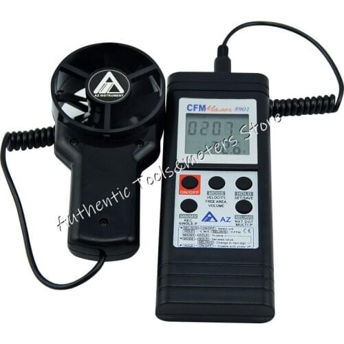 AZ8901 Lcd Display Digital Anemometer Wind Speed Meter