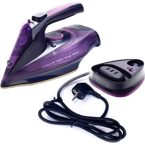 Cordless Electric Steam Iron 2400W Portable Electric Garment Steamer Iron for Clothing Wireless Iron 220V