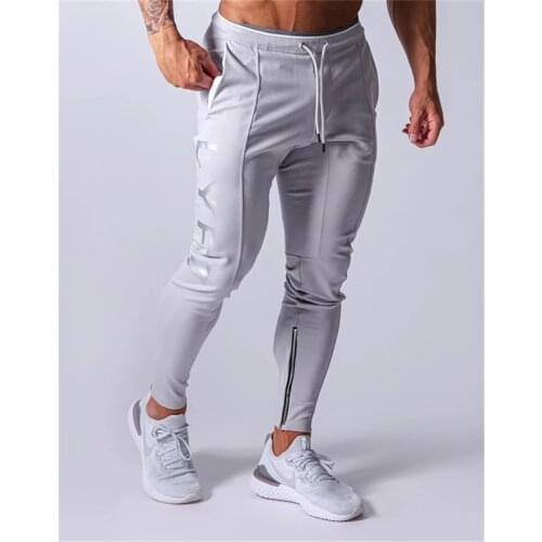 New Fashion Mens Gym Sports Pants Jogger Fitness Sports Trousers Printed Muscle Casual Sweatpants Men Running Training pants