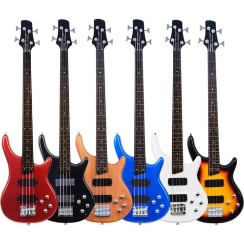 Electric Bass 24 Grade Rosewood Fingerboard Double Double Pickup Suitable for Party Performance and Personal Practice