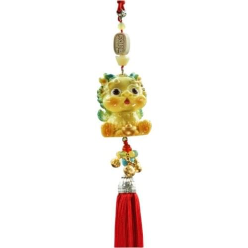 Car interior creative supplies hanging cartoon cute car decoration gift of Chinese culture decoration