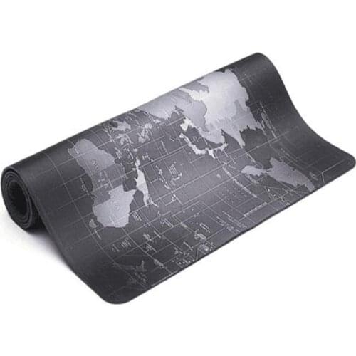 Mouse Pad Old World Map Gaming Mousepad Anti-slip Natural Rubber Gaming Mouse Mat with Locking Edge for Office/Game/Desktop