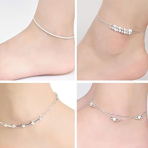 Hot! Women Plated Chain Anklet Bracelet Barefoot Sandal Beach Foot Jewelry