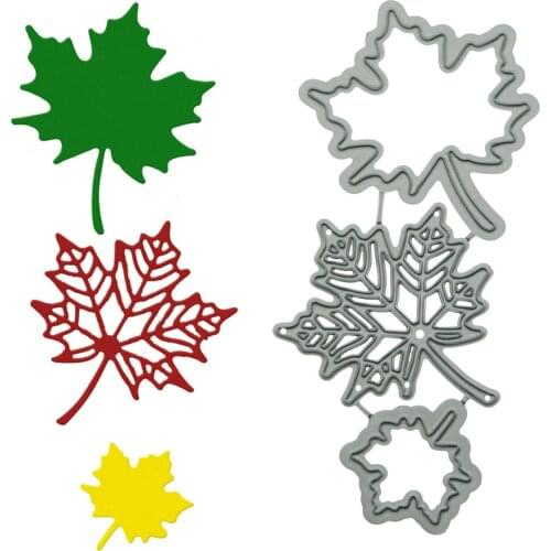 Maple Shape Metal Cutting Dies Scrapbooking Leaf Shaped Handmade Card Embossing Decorating Craft Paper Cutter Mold