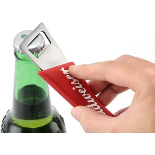 Stainless Steel Bottle Opener Fashion Creative Portable Flat Opener Beer Bottle Opener Kitchen Supplies SN3643