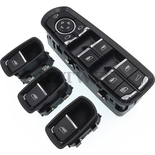 1 Set Automotive Switch 7PP959858MDML 7PP959855BDML For Porsche Panamera Cayenne Macan Window Master Switch Free Shipping
