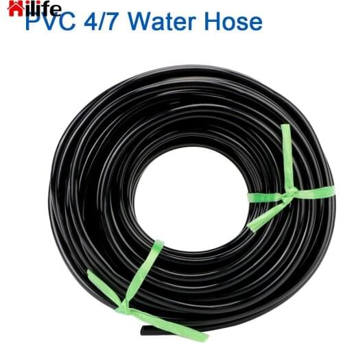20M Watering Hose for Lawn Balcony Greenhouse Garden Drip Pipe Irrigation Tools 4/7 mm PVC Micro Irrigation Pipe