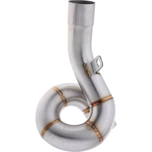 Durable 51mm Exhaust Muffler Escape Middle Connect Pipe For Kawasaki Ninja ZX6R 636 09-17