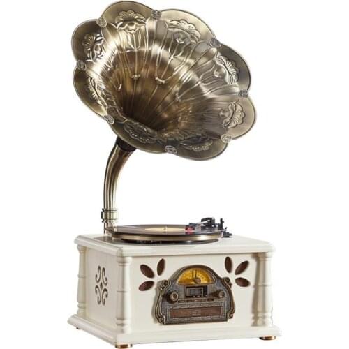 Promotional high quality modern popular home and gifts LP turntable player retro gramophone