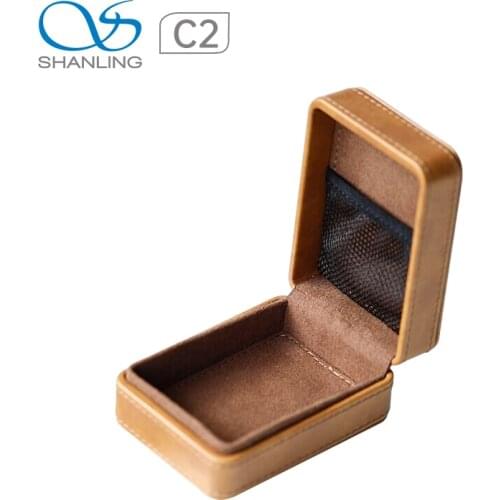 SHANLING C2 Original High-End ME100 headphones portable leather storage box headset package