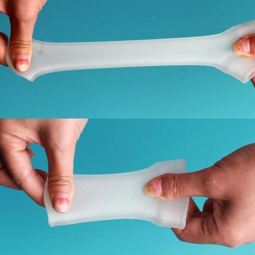 Silcone Penis Extender Enlarger Sleeve Penis Pump Stretcher Growth Enlargement Stronger Sex toys for men Male Masturbator